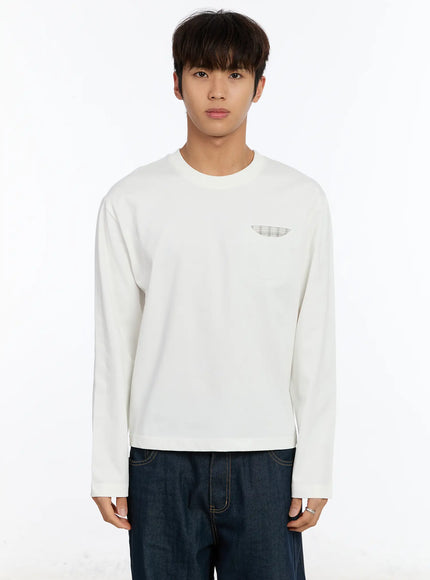 mens-long-sleeve-tee-with-plaid-pocket-im530