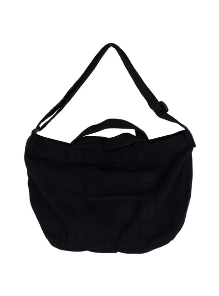 Canvas Crossbody Bag IY529 / Black