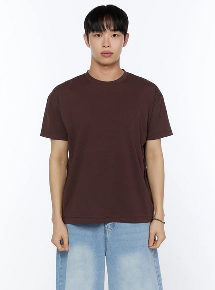 mens-summer-essential-airy-t-shirt-ia520 / Brown