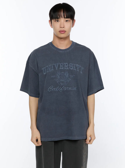 mens-oversized-graphic-tee-ia520 / Dark blue