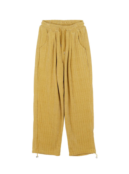 mens-velvet-sweatpants-in512 / Light green