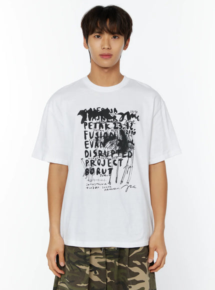 mens-graphic-print-tee-iy514 / White