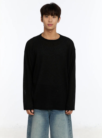 mens-waffle-knit-long-sleeve-top-im530