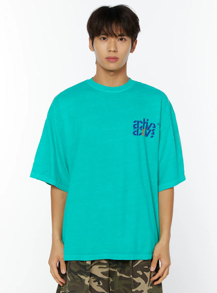 mens-calendar-graphic-tee-iy514 / Mint