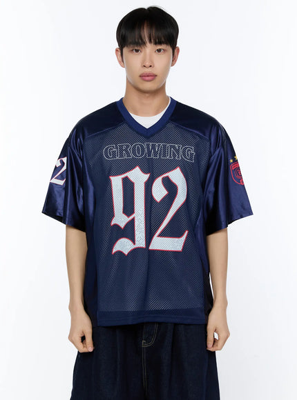 mens-92-jersey-graphic-t-shirt-ia517 / Dark blue
