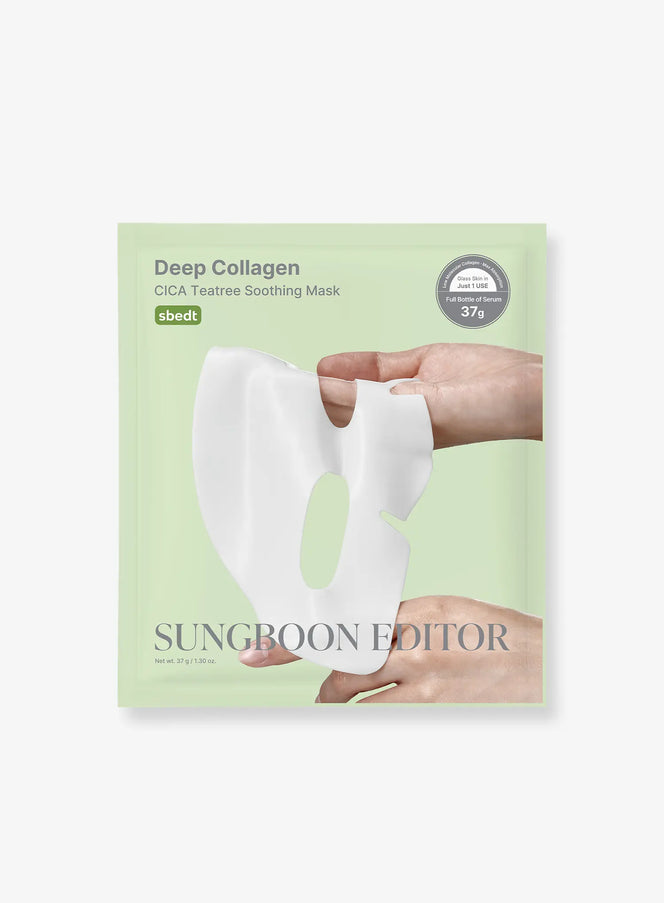 Deep Collagen Cica Teatree Soothing Mask (37g, 1ea)