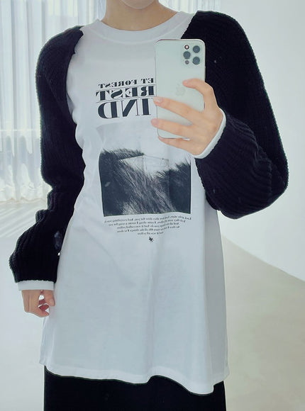 Knit Cardigan Shrug J24