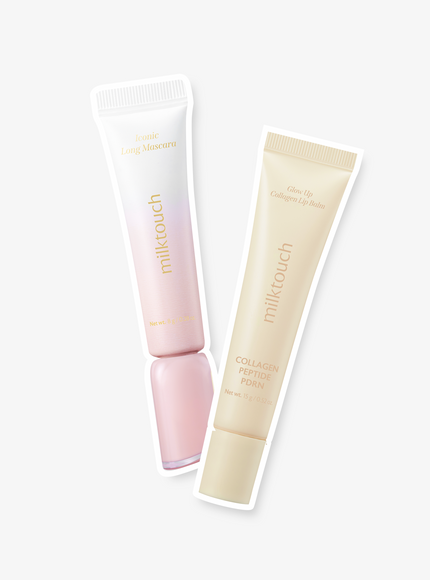 Iconic Long Mascara x Glow Up Collagen Lip Balm Duo Set