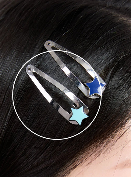 anny-hair-pin-iu527 / Light Blue