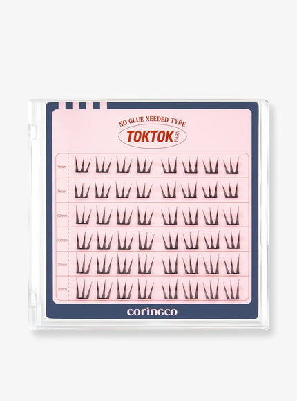 TOKTOKHARA No Glue Eyelash - Light (36pcs-90pcs)