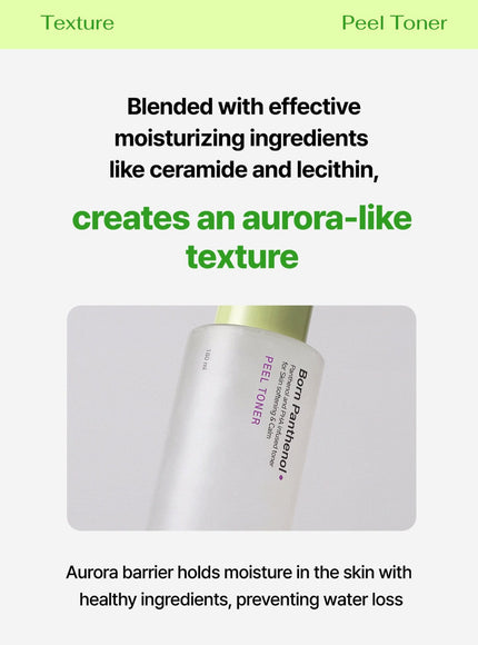 Born Panthenol Peel Toner (180ml)