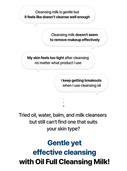 Sensitive Oil Full Cleansing Milk (200ml)