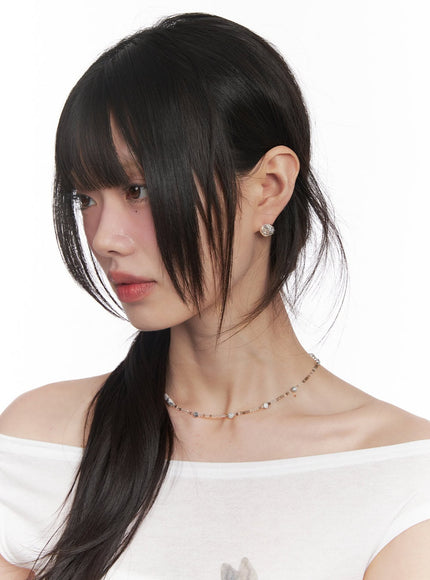 hugo-twist-earrings-iy530 / Silver