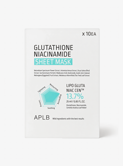 Glutathione Niacinamide Sheet Mask (25ml x 10ea)