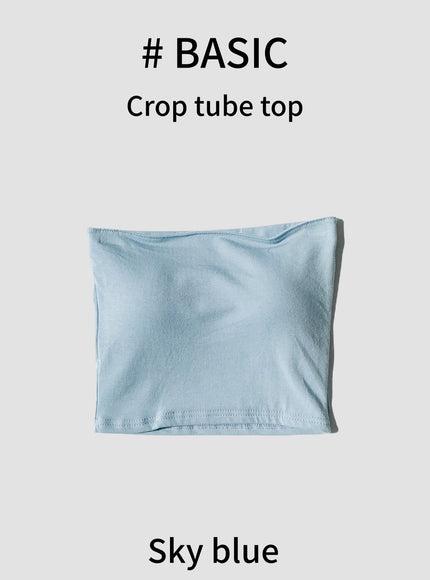 Cropped Tube Top #B17