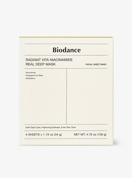 Radiant Vita Niacinamide Real Deep Mask Set (34g*4ea)