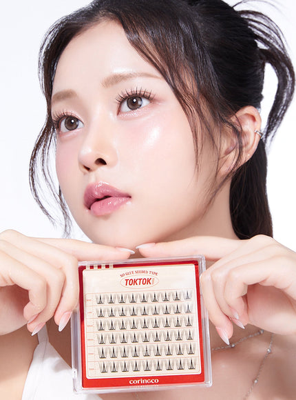 TOKTOKHARA No Glue Eyelash - Light (36pcs-90pcs)