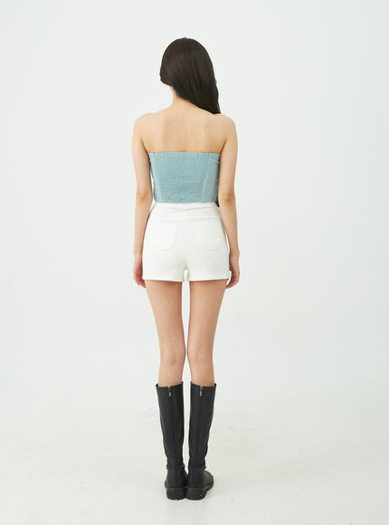 Spandex High-Waisted Shorts IU11