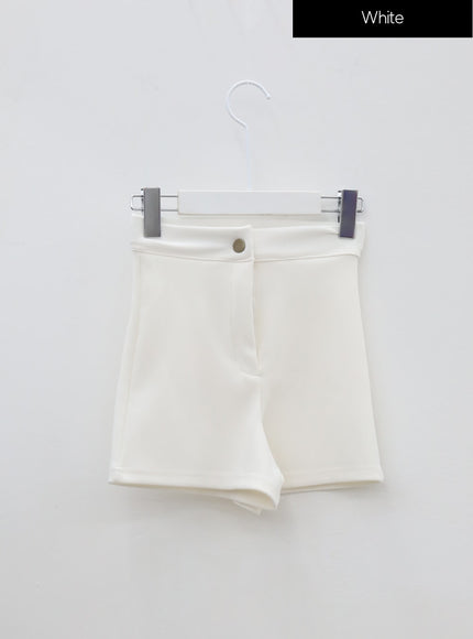 Spandex High-Waisted Shorts IU11