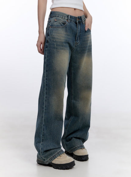 Juliana Washed Wide-Leg Jeans CJ509