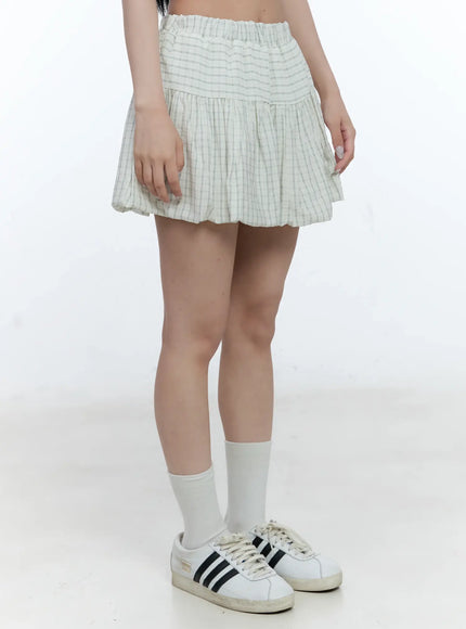gingham-balloon-mini-skirt-cl530