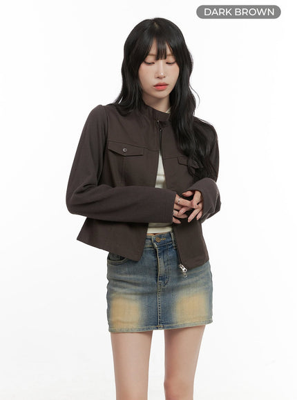 pocket-zip-up-solid-jacket-cg421