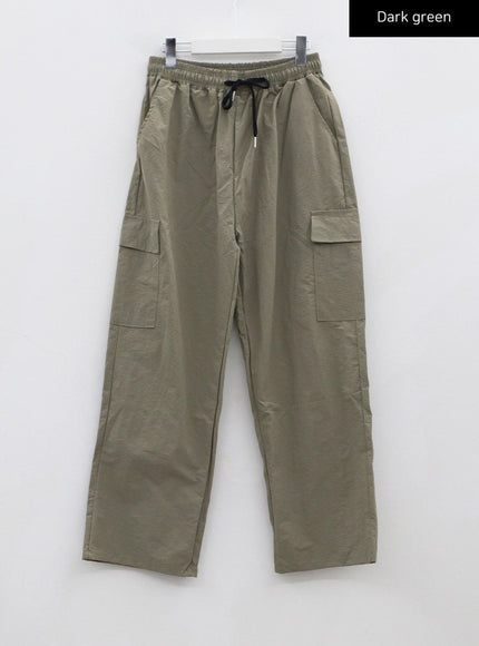 Selena Nylon Cargo Wide Pants CS23