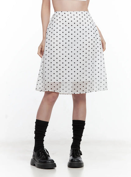 polka-dot-double-layered-midi-skirt