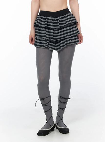 layered-ruffle-striped-skirt-cy506