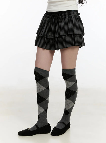 striped-ruffle-mini-skirt-cm510
