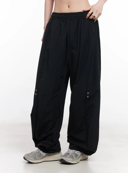 wide-leg-eyelet-nylon-pants-cu511