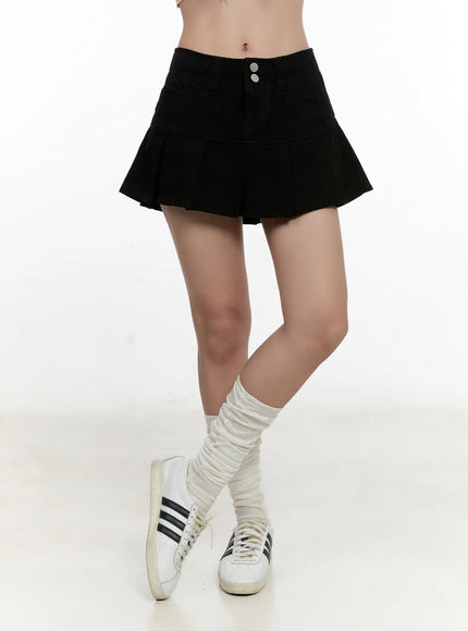 Pleated Mini Skirt CG501