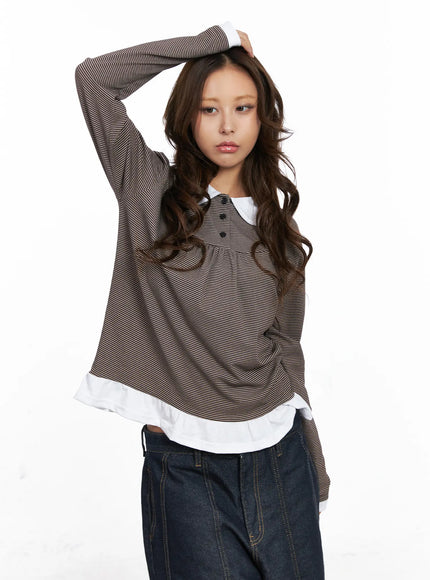 striped-collared-button-long-sleeve-top-co510