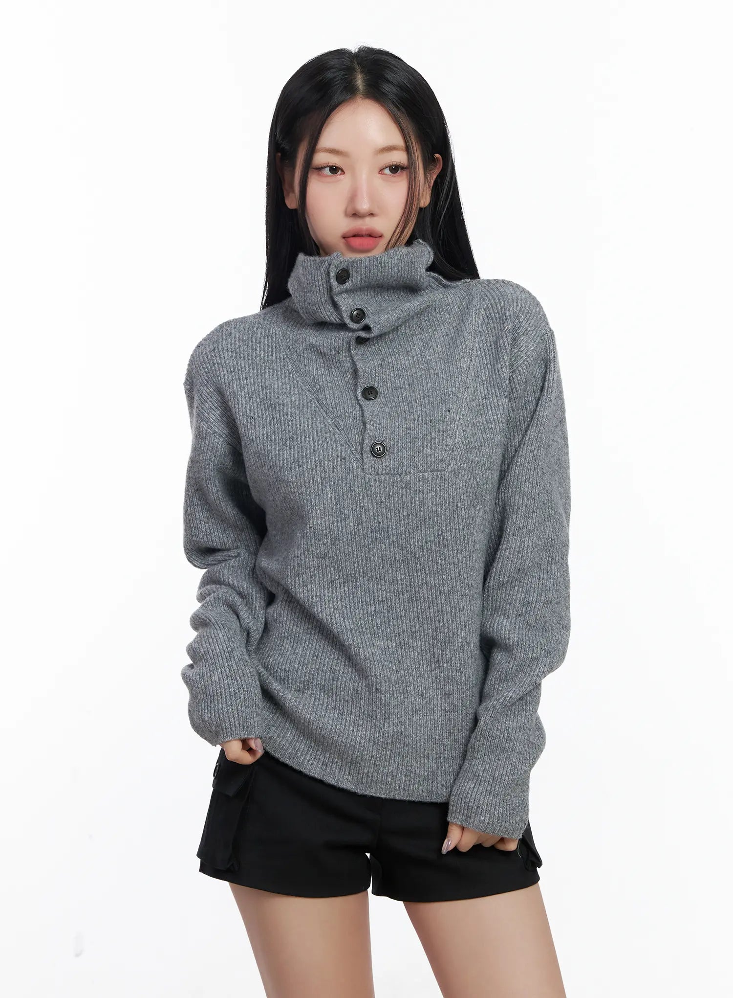 Turtle-Neck Knit SWeater CJ530