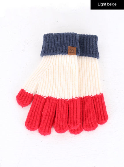 color-block-knit-gloves-in302