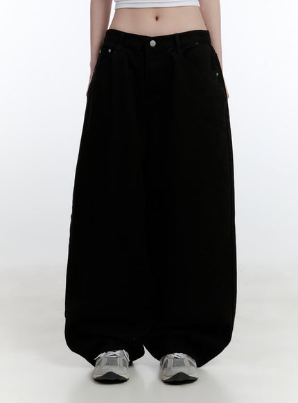 Oversized Comfy Cotton Trousers CJ522