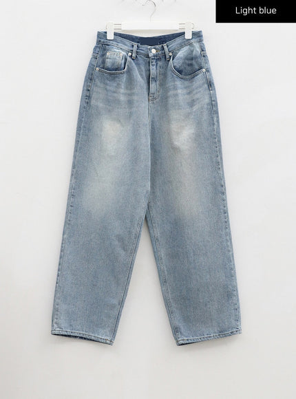Light Wash Baggy Jeans Unisex CD26