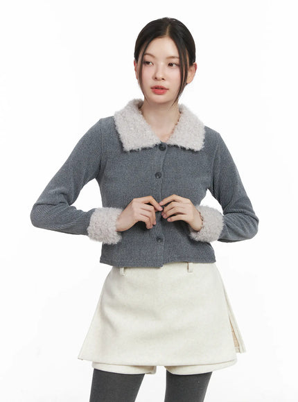 faux-fur-trim-knit-cardigan-cj506