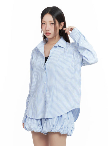 striped-loose-fit-button-up-shirt-cl509