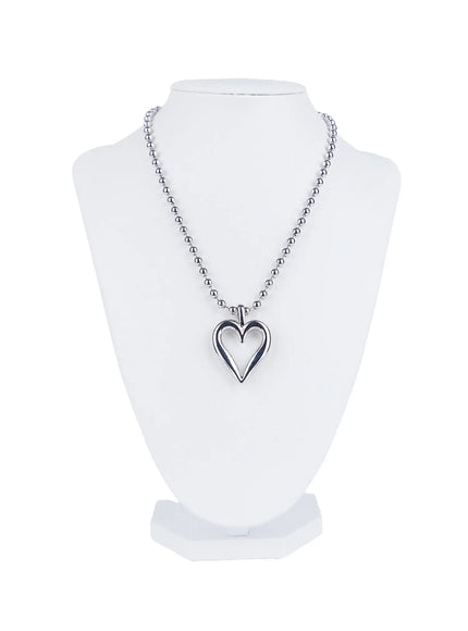 Bold Heart Necklace CL524