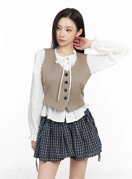 buttoned-back-belted-crop-vest-cm519