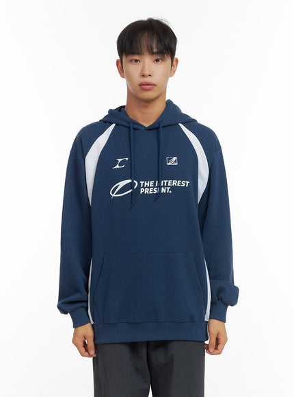 Men's Trendy Loose Fit Graphic Hoodie CO408