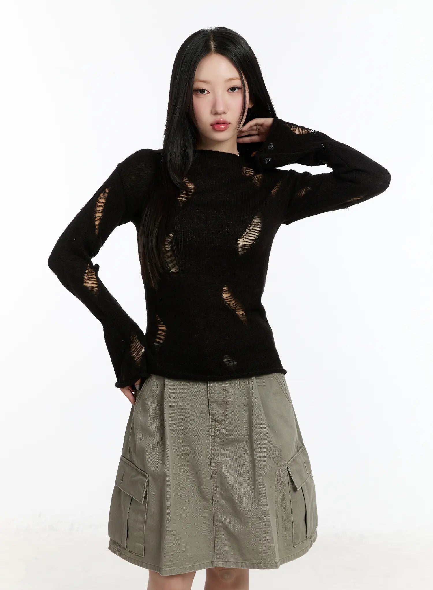 distressed-knit-long-sleeve-top-cm511