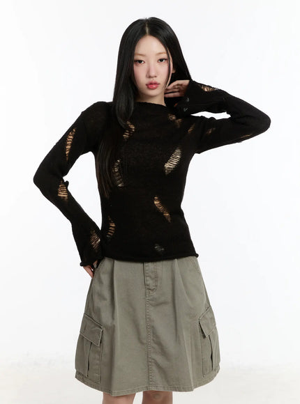 distressed-knit-long-sleeve-top-cm511