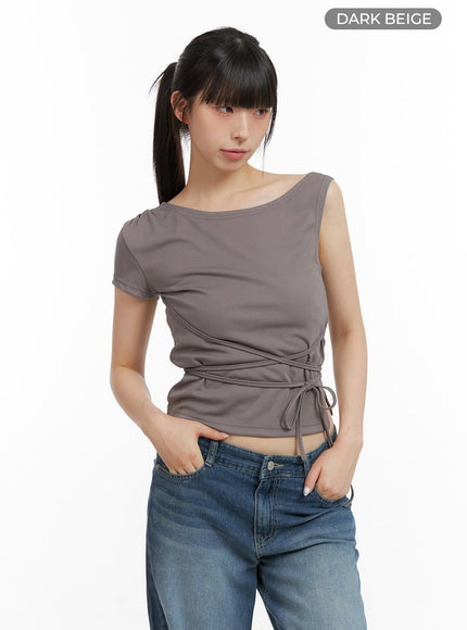 solid-ribbon-wrap-shirt-cl422