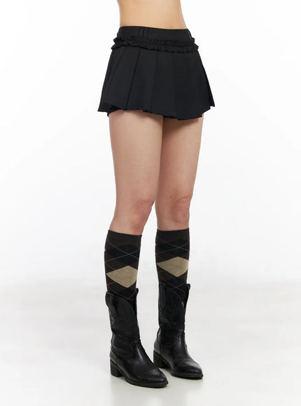 ruffled-pleated-mini-skirt-cm517