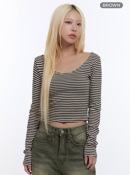 u-neck-stripe-crop-long-sleeve-top-co419