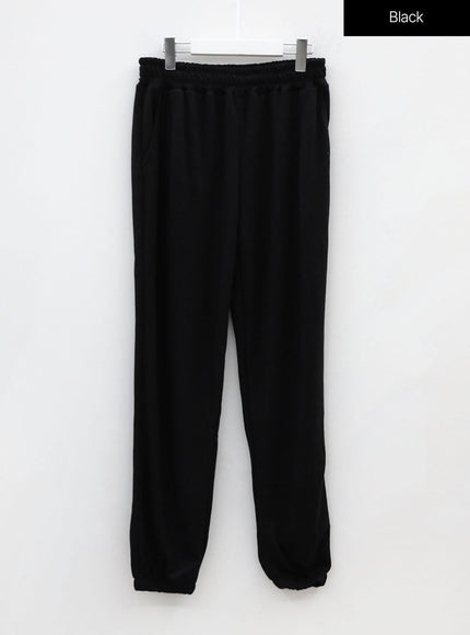 Plus Cotton Banded Sweat Pants IJ30