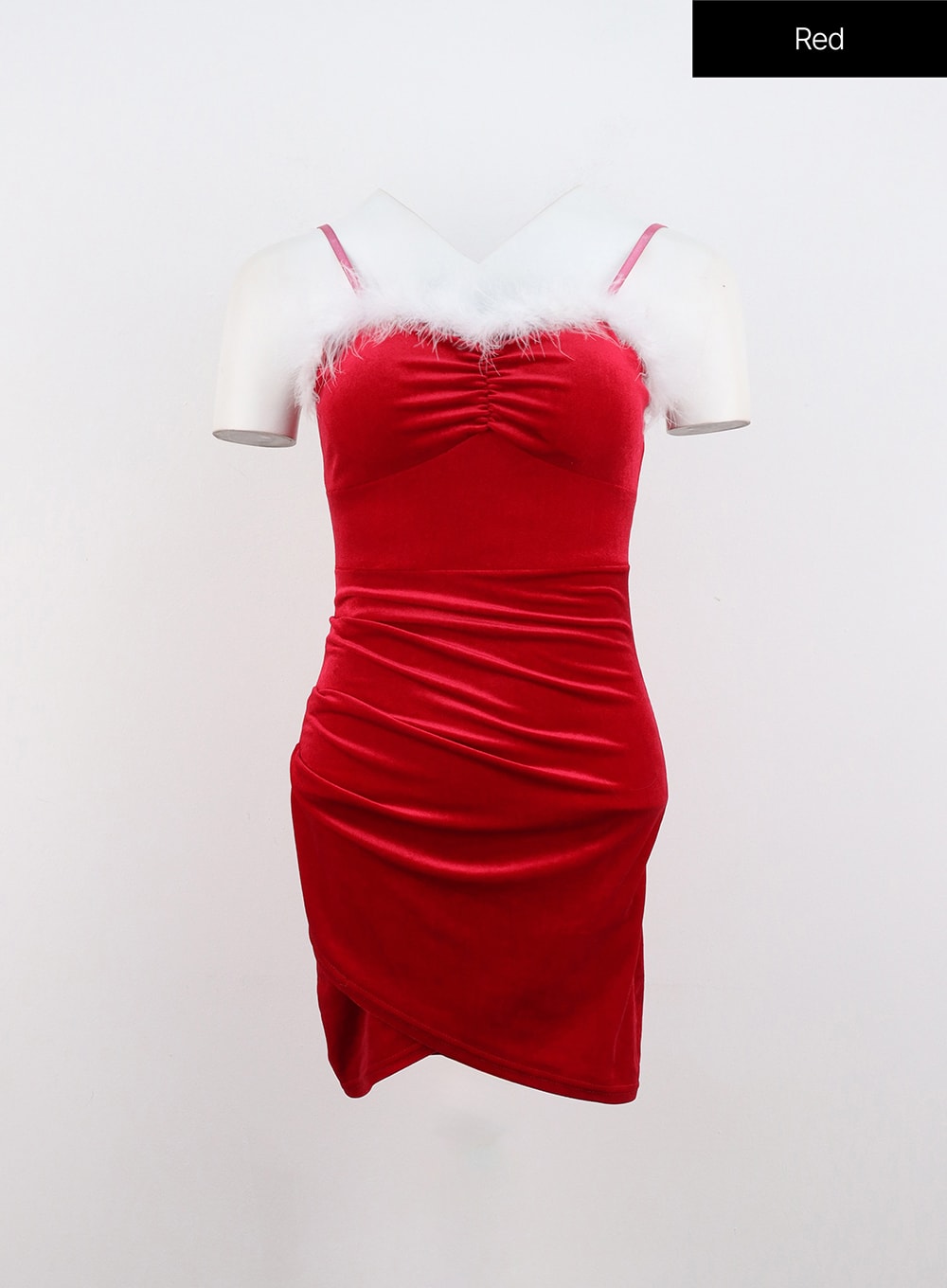 velvet-shirring-mini-dress-in323