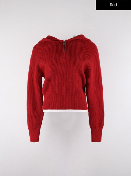 long-sleeve-solid-zipper-pocket-knit-hoodie-od320